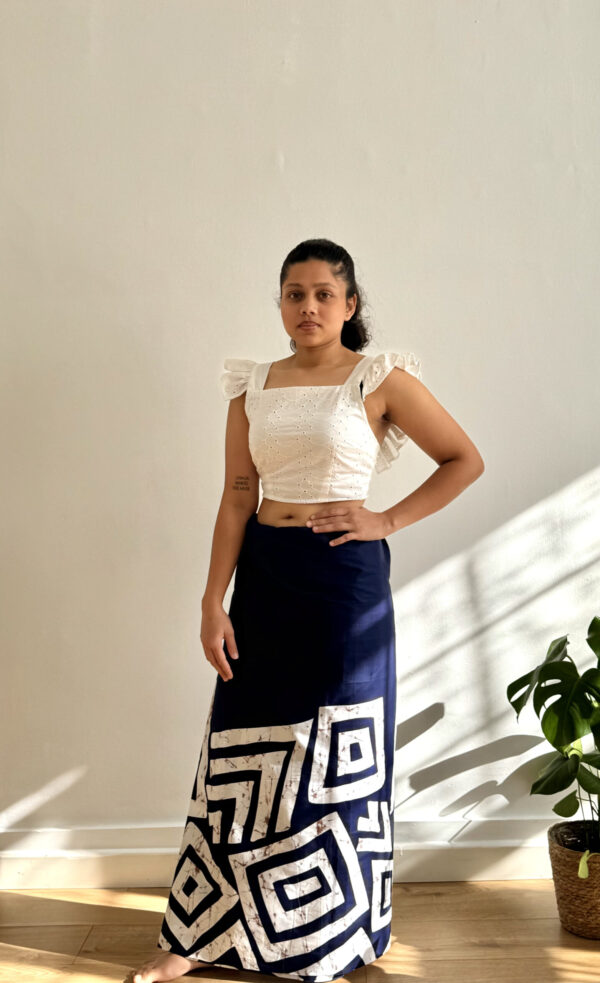Women Batik sarong- Blue