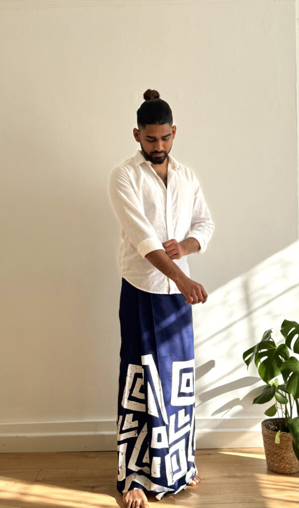 Men Batik  sarong- Blue