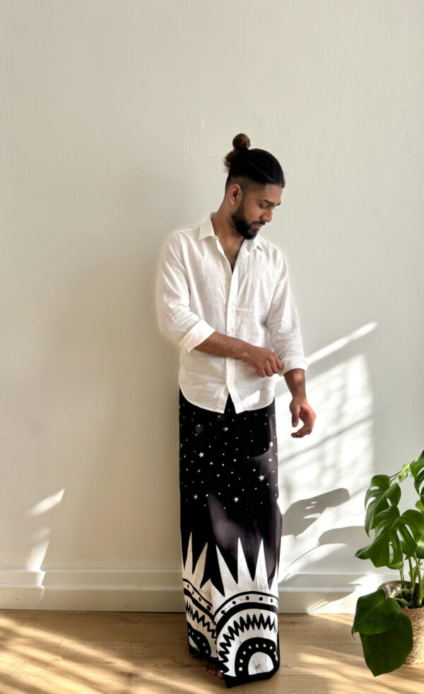 Men Batik - Black