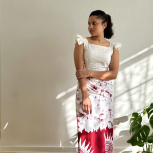 Women Batik  sarong- maroon