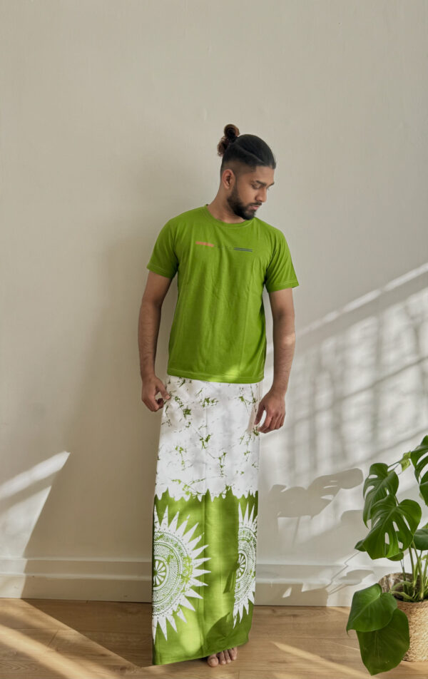 Men Batik - Light Green